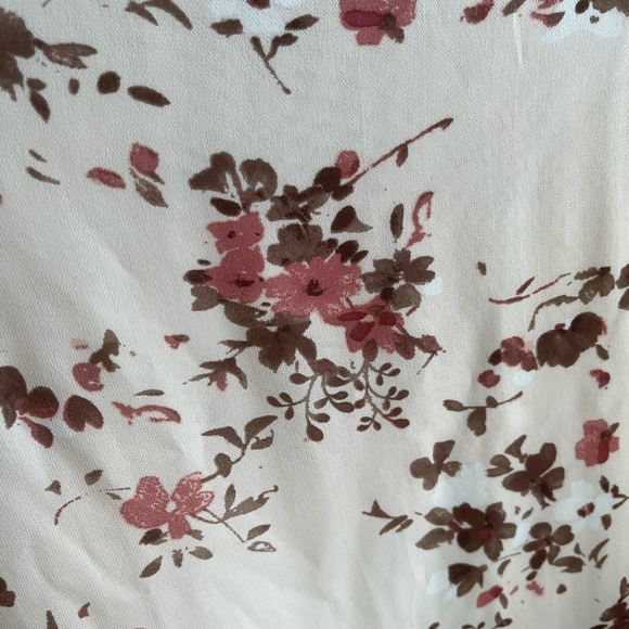 Fred David Blush Nude Floral Tunic size L - Picture 7 of 7